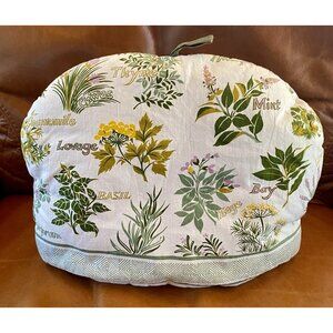 Vintage UK Tea Cozy National Trust Features Herbs Nicely Padded